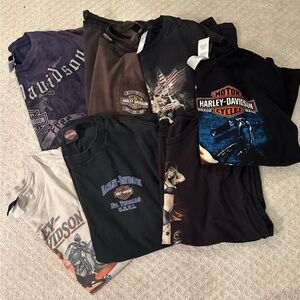 Bundle of Harley Davidson t shirts